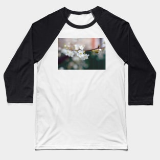 White Cherry flowers Baseball T-Shirt